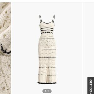 Commense crochet dress size small